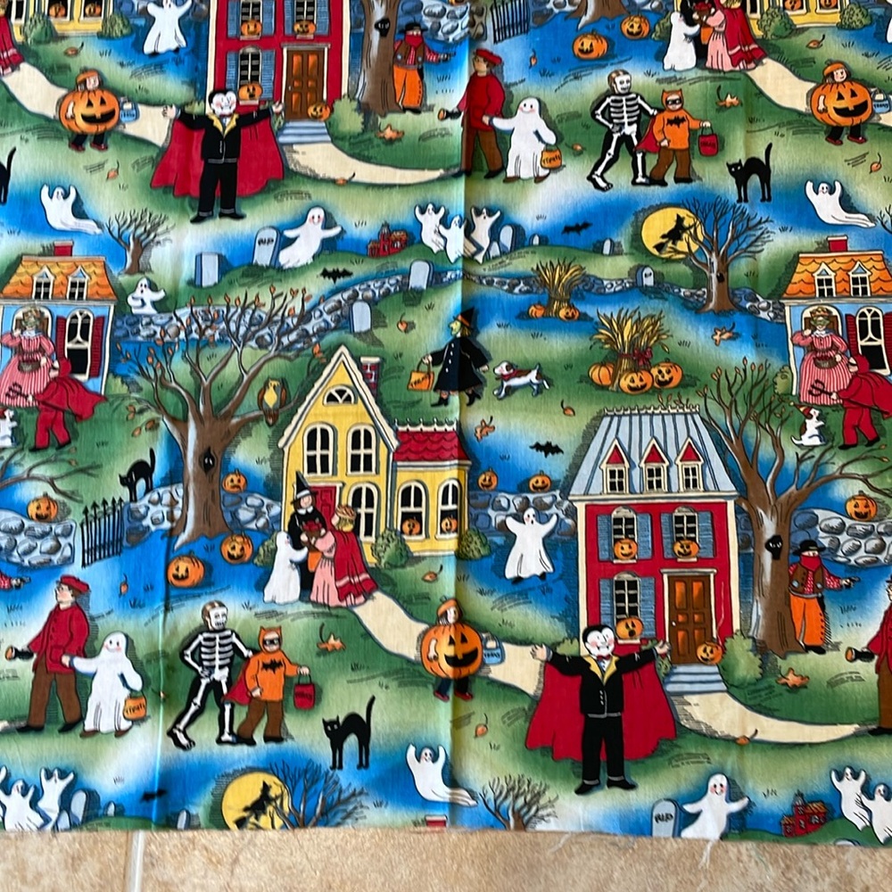Susan Winget 1997  Halloween fabric